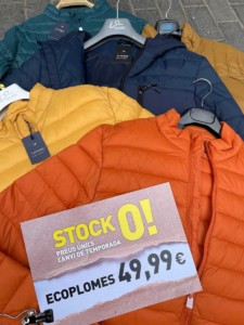 PREUS ÚNICS de FORA ESTOCS