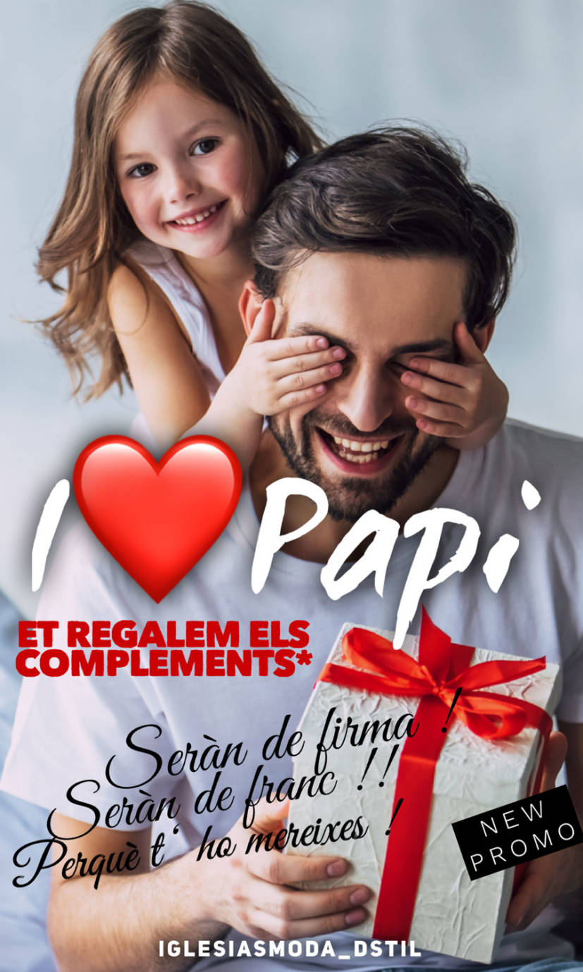 I LOVE PAPI !!! Complements de franc per a tu