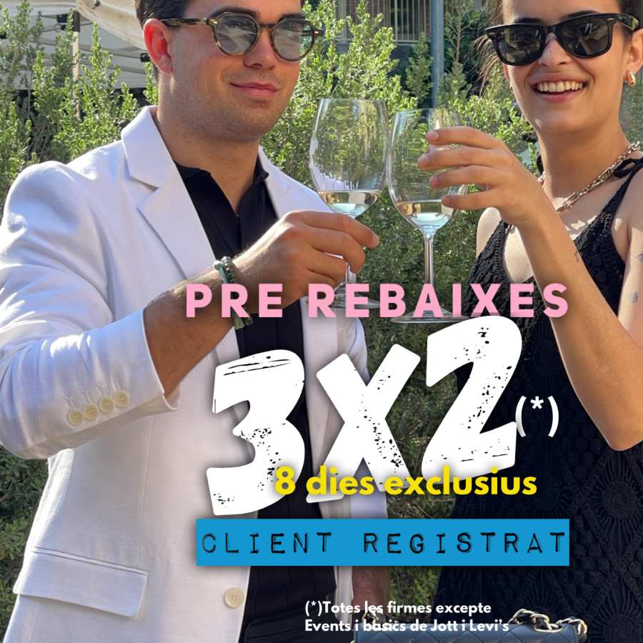 ⭐Gaudeix JA del 3x2 ⭐: PRE REBAIXES només per a tu : 8 dies exclusius per a Clients Registrats ❤