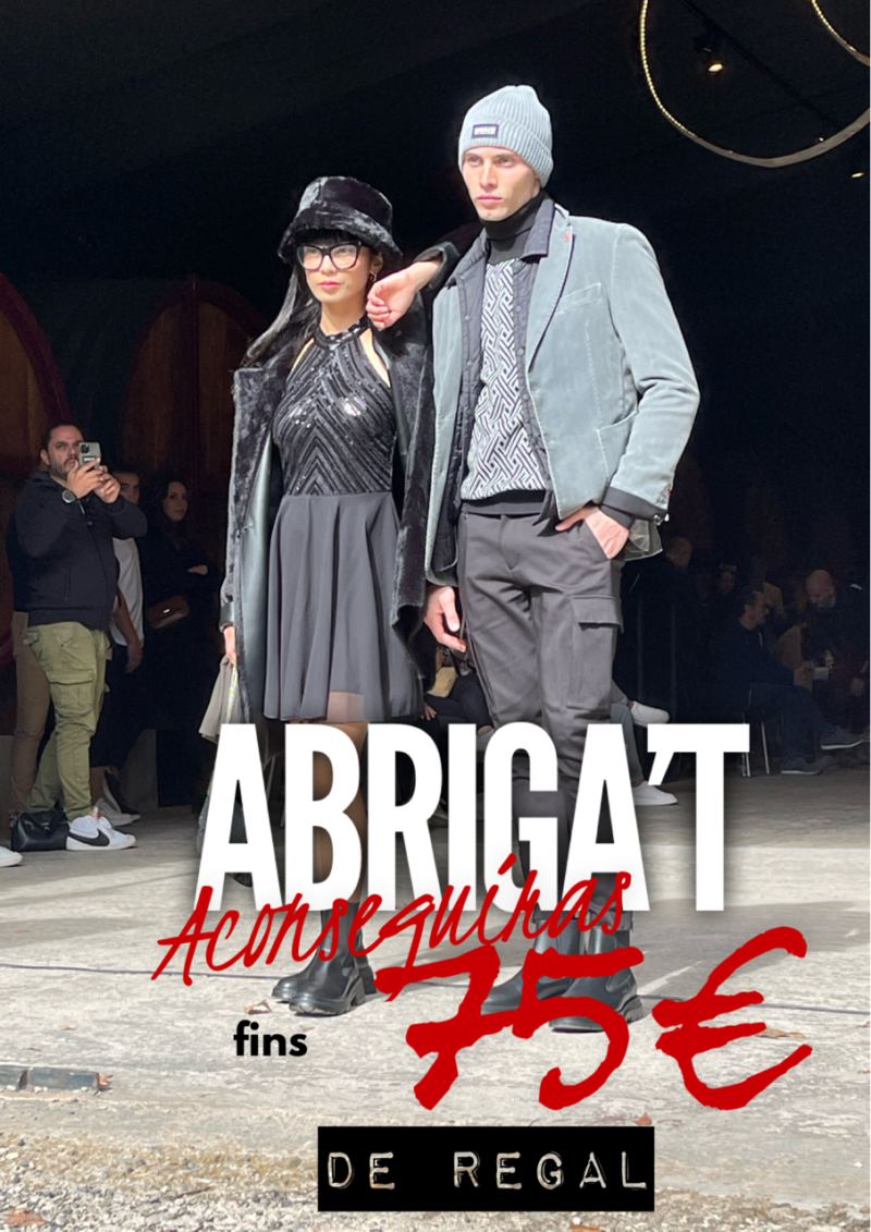 Fins a 75 € de REGAL Promo ABRIGA’T. Aprofita!