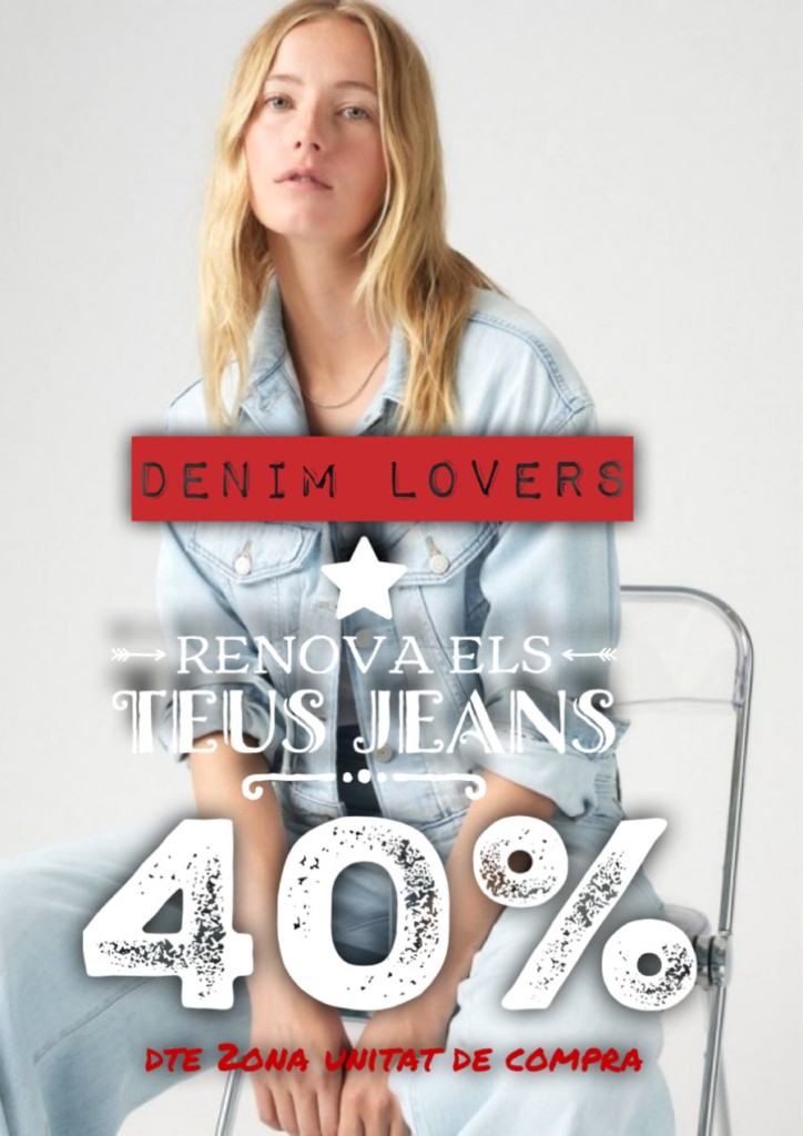 40% de DESCOMPTE: PROMO JEANS 🎯👖⭐ 2a. unitat. Descobreix els nous fits