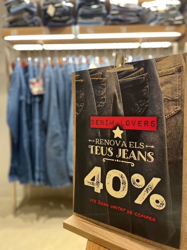 NEW PROMO JEANS 40% DE descompte EN LA 2a unitat. Descobreix els nous models DENIM LOVERS ♥ PROMO