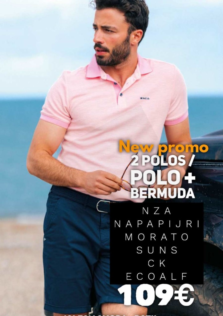 Polo + bermuda: 109 €. NEW PROMO SUMMER 