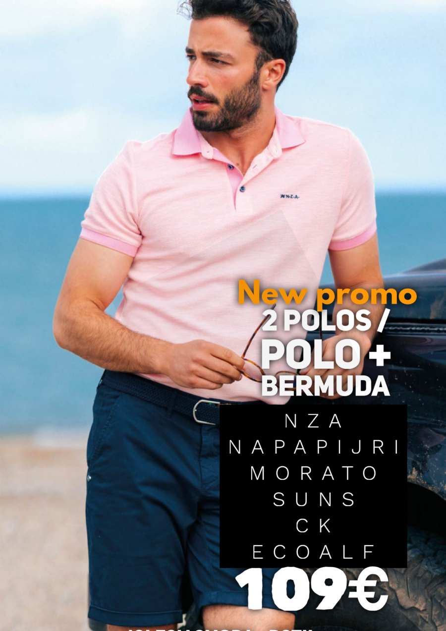 Polo + bermuda: 109 €. NEW PROMO SUMMER